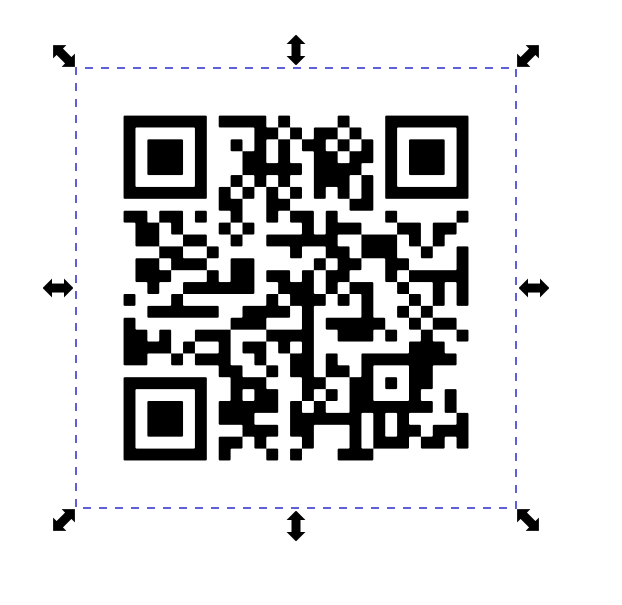 A QR-code that was just rendered by InkScape.